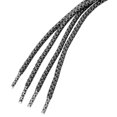 thumbnail image 4 of INSPIRE CHIC 2 Paires Lacets Ronds Élastiques Réfléchissants Unisexes pour Espadrilles Noir 120 cm/47.2 Pouces, 4 of 5