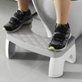 thumbnail image 4 of Home Toilet Stool Squatting Poop Stool Bathroom Potty Step Stool Toilet Assistance Steps Step Stool Fits All Toilets Detachable Stackable Home Decor, 4 of 7