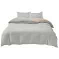 thumbnail image 2 of 4-Piece Washed Cotton Polyester Bedding Set for Dorm Beds | Soft & Breathable Full/Queen Size | Reversible Design with Modern Colors for Students & Kids Rooms, 2 of 6