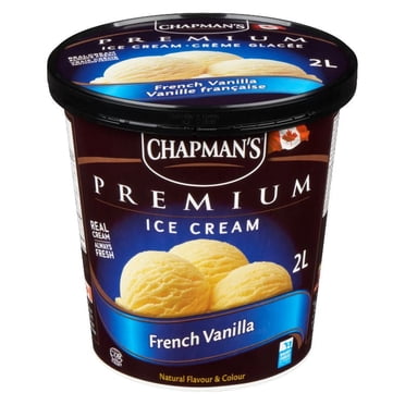 Chapman's Premium Crème Glacée à la Vanille Française en Bac 2L