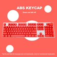 thumbnail image 2 of 104 Pcs Touches de Clavier Mécanique Ensemble de Touches Bakclit (Rouge), 2 of 8
