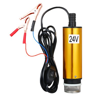 DC /24V Submersible Pump for Pumping Diesel Oil Water 51mm Water Oil Diesel Fuel Transfer Pump Refueling with Fliter Screen