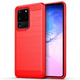 thumbnail image 1 of PANDACO Red Brushed Metal Case for Samsung Galaxy S20 Ultra, 1 of 2