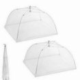 thumbnail image 2 of Mistaha 6Pcs 17'' Pop Up Mesh Lace Food Cover Tents Picnic BBQ Plate Umbrella Protector, 2 of 8