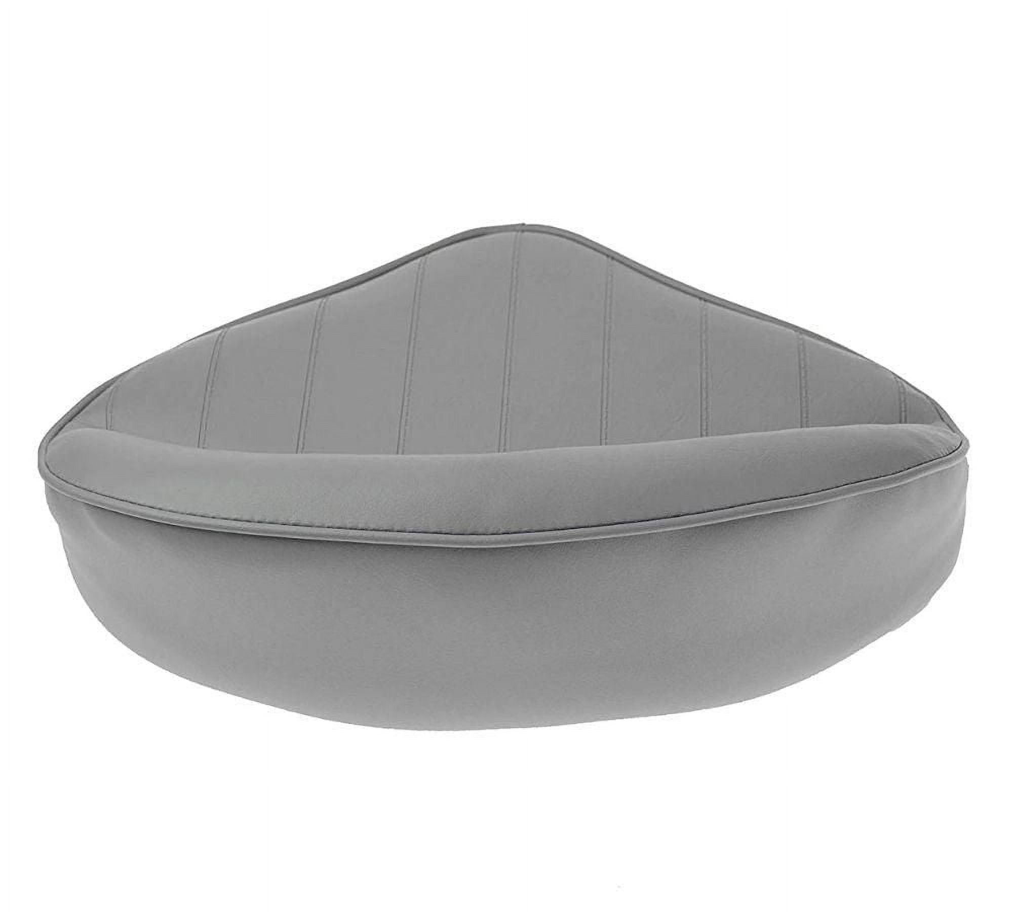 Blue Dog Marine Pro Siège moulé sur pied (gris), siège moulé 38,1 cm (L) x 30,5 cm (P) x 15,2 cm (H), siège de pont moulé standard à 4 boulons