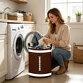 thumbnail image 1 of EQWLJWE Bacs de Rangement, Organisateur de Sacs de Rangement, Panier de Rangement Rond avec Imprimé Sphérique et Panier à Linge Cylindrique pour Usage Domestique, 1 of 6