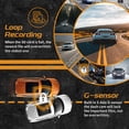 thumbnail image 4 of iiwey T1-pro Dash Cam Front and Rear Inside 3 Channel 1080P, Adjustable Lens Dash Camera for Cars with 8 IR Lamps Night Vision, Three Ways Triple Car Camer, 4 of 7