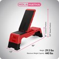 thumbnail image 2 of HolaHatha Plateau D\'entraînement Physique Multifonctionnel avec Compartiment de Rangement, Rouge, 2 of 7