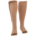 thumbnail image 3 of Chaussettes de Compression à Bout Ouvert à Fermeture Éclair Antidérapante Manches de Protection des Pieds (L / XL ), 3 of 14