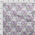 thumbnail image 3 of oneOone Georgette Viscose Green Fabric Abstract Circle Fabric For Sewing Printed Craft Fabric By The Yard 42 Inch Wide, 3 of 4