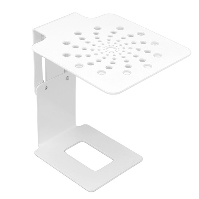 Porte-échelle de Machine à Café, Antidérapant Porte-Échelle à Café en Acier Inoxydable Compact Réglable en Hauteur pour Café Noir, Blanc