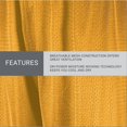 thumbnail image 4 of Russell Athletic 9 Shorts en Maille Tricotée Dri-Power, 3TG, Or, 4 of 5