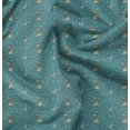 thumbnail image 1 of Soimoi Green Rayon Fabric Arrow & Reindeer Kids Print Sewing Fabric Yard 42 Inch Wide, 1 of 1