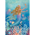 thumbnail image 3 of SAYTAY Mermaid Summer Garden Flag Nautical Fish 12.5" x 18", 3 of 3