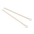 thumbnail image 4 of 2PCS Marimba en Bois Jouant des Maillets en Silicone Tête de Balle Maple Poignée Percussion Maillets, 4 of 14