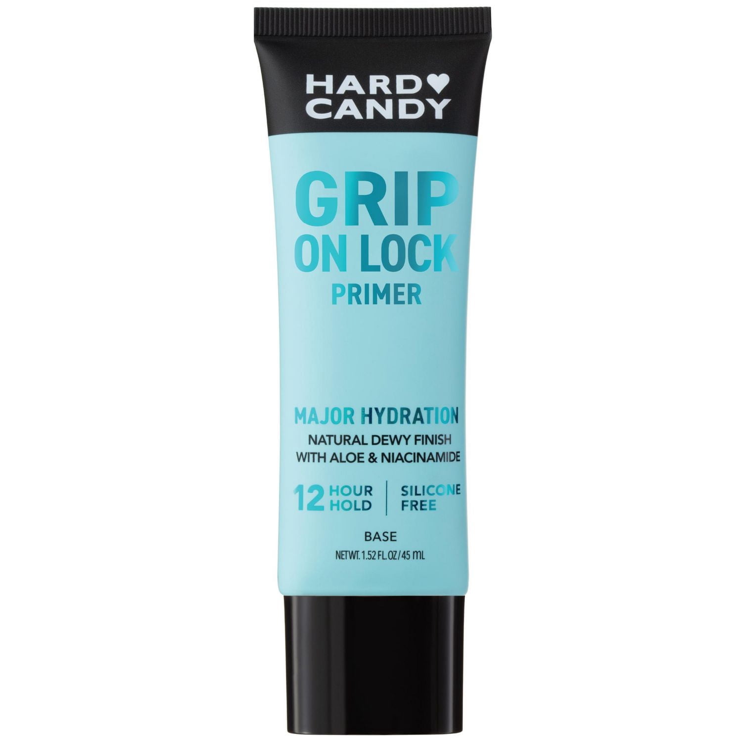 Hard Candy Grip On Lock Base de teint 12 heures à base d'eau, hydratante, aloe vera, niacinamide