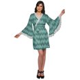 thumbnail image 2 of Moomaya Peignoir en Coton pour Femmes Robe de Chambre Imprimée Courte Peignoir de Douche Nuptiale, 2 of 6