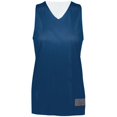 thumbnail image 1 of ASI 163.301.L Jersey 2.0 Réversible en Maille Tricotée pour Femmes, Bleu Marine et Blanc - Grand, 1 of 1