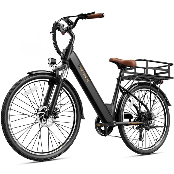 Heybike 1000W Peak Electric Bike for Adults, Cityscape 2.0 Electric Commuter E-Bike with 468Wh Removable Battery, 26" City Cruiser Electric Bicycles, UL2849