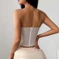 thumbnail image 3 of Body Shaper For Women, Seamless Lace Camisole Shapewear With Tummy Control, Adjustable Waist Cincher Top For Everyday Wear, 3 of 4