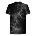 thumbnail image 4 of Qertyioot Hommes Imprimer Manches Courtes Col Rond T-shirt Casual Mode Manches Courtes Dégagement, 4 of 5
