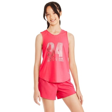 Athletic Works Girls' Split Back Tank Top