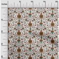 thumbnail image 2 of oneOone Cotton Jersey Red Fabric Florals Sewing Material Print Fabric By The Yard 58 Inch Wide, 2 of 4