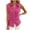 Hot Pink, variant on hotojiny Sleeveless Tops for Women Summer Button down Office Wear V Neck Collared Blouses Lightweight Work Cargo Shirt