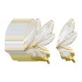 thumbnail image 1 of veasfak 80 Pieces Flower Wrapping Papers Butterfly Wing Packaging Paper for Birthday Golden, 1 of 9