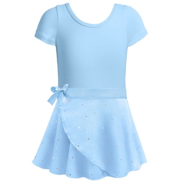 MIASHUI Girls Dresses Ballet Leotards for Girls Featuring Ruffle Sleeve and Removable Skirt for Dance Activities Ages 2-10 Years
