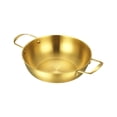 thumbnail image 2 of Stainless Steel Ramen Noodle Soup Pot with Double Handles, Induction & Gas Cookware, Flat Bottom, Inner Diameter 20cm, 30x30x6cm, 2 of 6