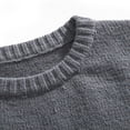 thumbnail image 3 of Weiqiqre Chandails pour Hommes, Mode Décontractée pour Hommes à Manches Longues, Col Rond, Chandail Tricoté, Blouse, 3 of 6