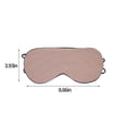 thumbnail image 3 of FSTDelivery Satin Both Sides Sleep Eye Mask - 1Pcs Silk Like Sleeping Masks Warm And Cool Double-Sided Available Blindfold Eye Mask Lightweight Night Eyeshade, Christmas Birthday Gifts for Women, 3 of 8