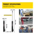 thumbnail image 2 of Hydraulic Long Jack 3 Tons/4 Tons Capacity With Single Piston Pump And Clevis Base Manual Cherry Picker W/Handle ,Easy to Use, 2 of 7