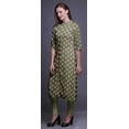 thumbnail image 2 of Bimba Printed Button Down Straight Tunic Dresses For Women Kurti Medium, 2 of 6