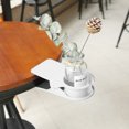 thumbnail image 3 of Desk Cup Holder Clip Space Saving Large Multifunctional Table Clamp Mug Stand for Beverage Bottle White, 3 of 10