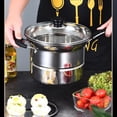 thumbnail image 1 of KITTEHIGM Casserole Polyvalente en Acier Inoxydable Poêle à Frire en Acier Inoxydable Casserole à Soupe Polyvalente pour la Maison Casserole pour Nouilles Cuites à la Vapeur, Bouillies et Récupérées Articles en Liquidation Aujourd'hui Aujourd'hui #80, 1 of 7