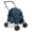 Blue, variant on Gymax Pet Stroller for Small Medium Dogs w/Swivel Front Wheels & One-Step Rear Brake Black