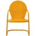 thumbnail image 4 of Crosley Furniture Griffith 3 Piece Metal Patio Conversation Set in Tangerine, 4 of 6