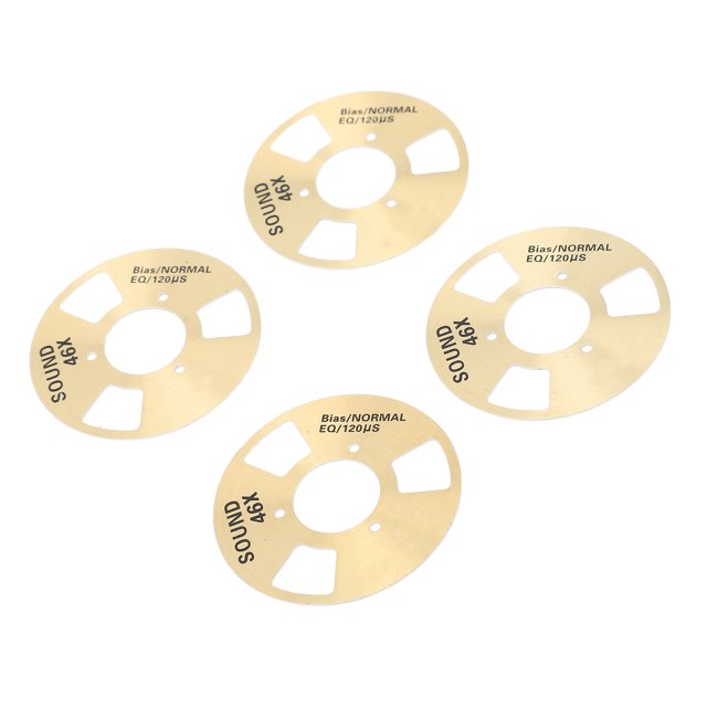 Cassette de Bobine DIY, Cassette Professionnelle en Métal Faite Maison, 4 Bobines 2 Roues pour Réparation de Cassettes de Remplacement