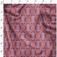 thumbnail image 3 of Soimoi Cotton Poplin Fabric Palmette Damask Print Fabric by the Yard 56 Inch Wide, 3 of 6