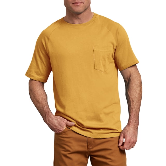 Dickies Mens Temp-iQ Performance Cooling T-Shirt, XXT, Golden Glow