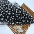 thumbnail image 3 of Tulle Flower Tulle Decorative Fabric Tulle Ribbon For Wedding Party Decoration Clothes Cm Black, 3 of 6