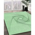 thumbnail image 3 of Ahgly Tapis Rectangulaire Lavable en Machine Intérieur Vert Menthe Transitionnel, 7 Pieds x 9 Pieds, 3 of 7