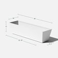 thumbnail image 3 of Veradek Pure Series Window Box 36" Plastic Planter, 3 of 7