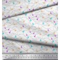 thumbnail image 2 of Soimoi Crepe Silk Fabric Bird Artistic Fabric Prints by Yard 42 Inch Wide, 2 of 3