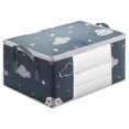 thumbnail image 1 of Boîte de Rangement pour Vêtements Sac de Rangement Durable pour Couette Literie (L Beige), 1 of 4