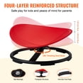 thumbnail image 4 of KFFKFF Chaise Pivotante pour Enfant, Chaise Rotative jusqu'à 220 Lb, Siège Sensoriel à Rotation, Conçue pour les Enfants Autistes, Robuste, Base Antidérapante, Rouge, 4 of 9