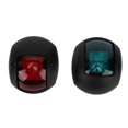 thumbnail image 1 of Boat Side Light, Navigation Signal Light Secure Red Green Lighting IP66 Waterproof  For Pontoons Yachts White,Black, 1 of 8