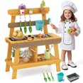 thumbnail image 1 of Gymax Play Kitchen for Kids w/ Removable Faucet Sink Grill Rack Rotation Knobs, 1 of 10